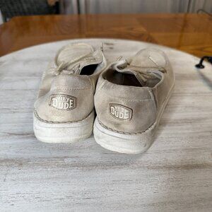 Hey Dude Wendy Youth Metallic Shine Gold Shoes | Size J3‎